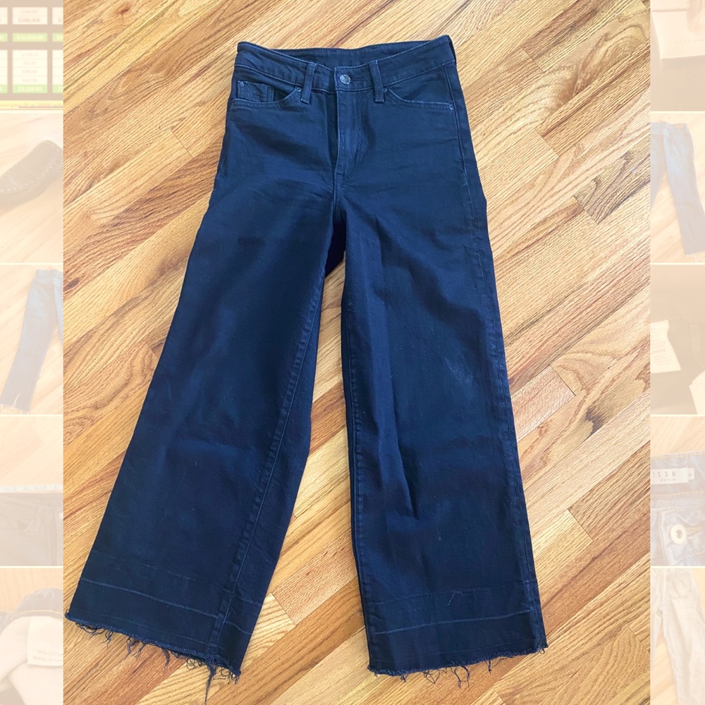 H&M Wide Leg Black Jeans